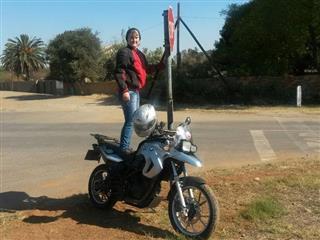 On my way to work